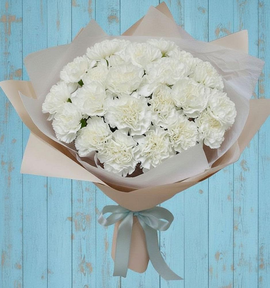 Букет цветов из: Гвоздики в Каладжинской