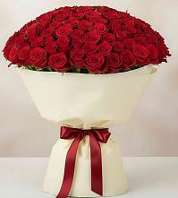 Букет 101 Красная роза Милано в Каладжинской