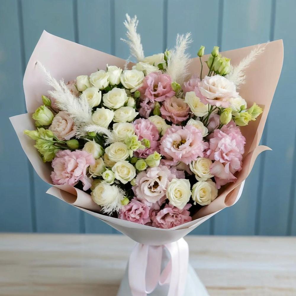 Букет цветов из: Альстромерии и Розы в Каладжинской