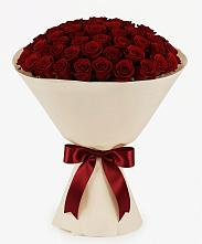 Букет 101 Бордовая роза Блэк Бакарра в Каладжинской