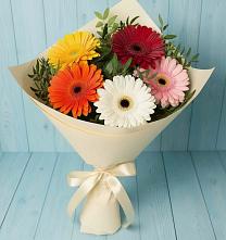 Букет цветов из:  Герберы в Каладжинской