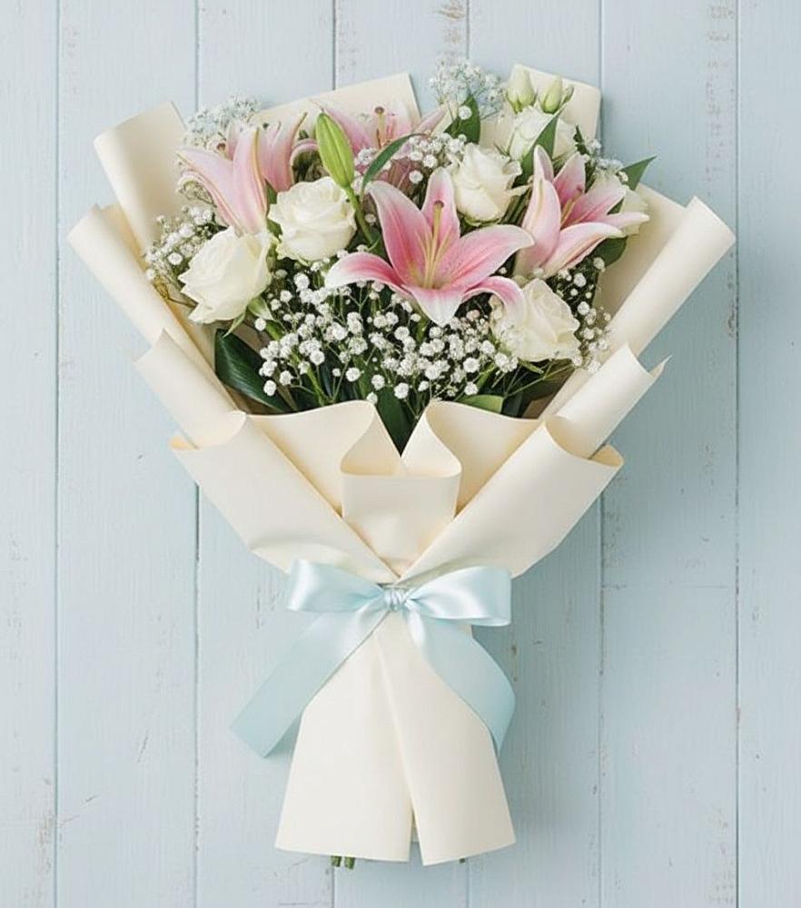 Букет цветов из: Лилии в Каладжинской