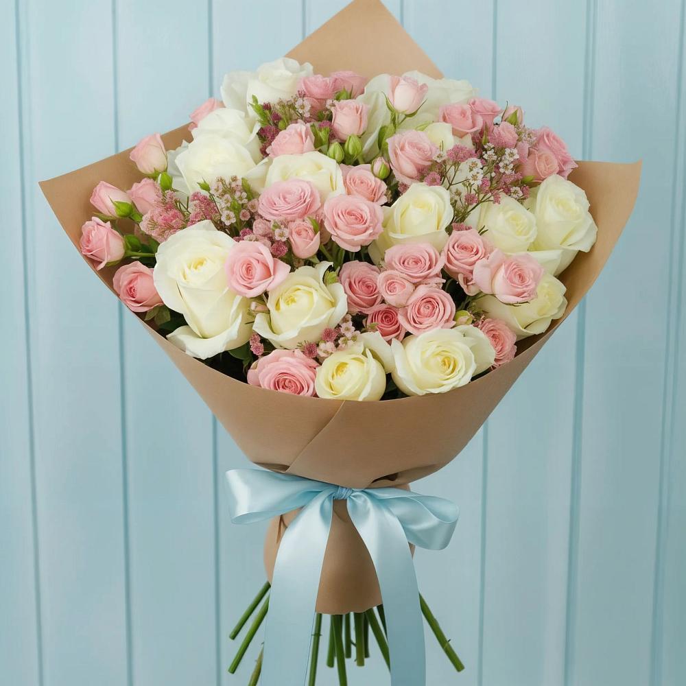 Букет цветов из: Розы в Каладжинской