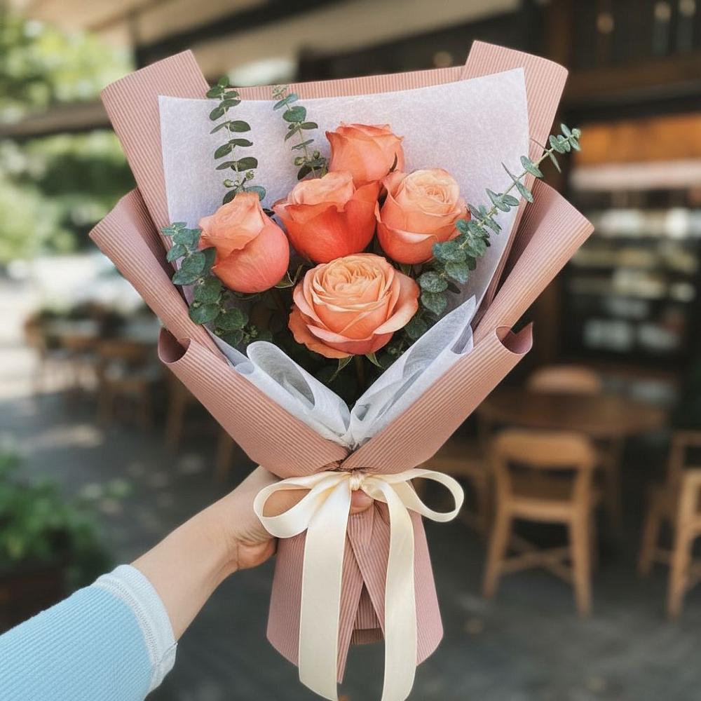 Букет цветов из: Розы в Каладжинской