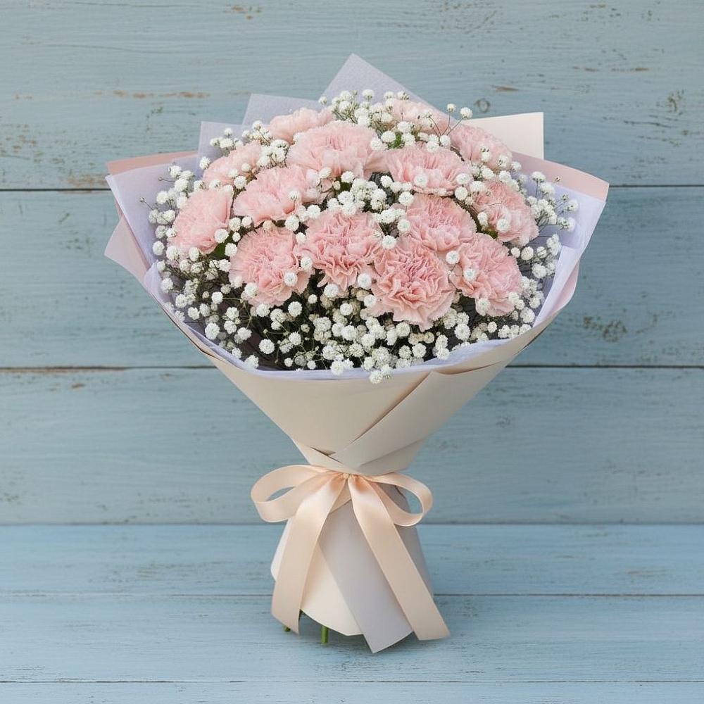 Букет цветов из: Гвоздики в Каладжинской