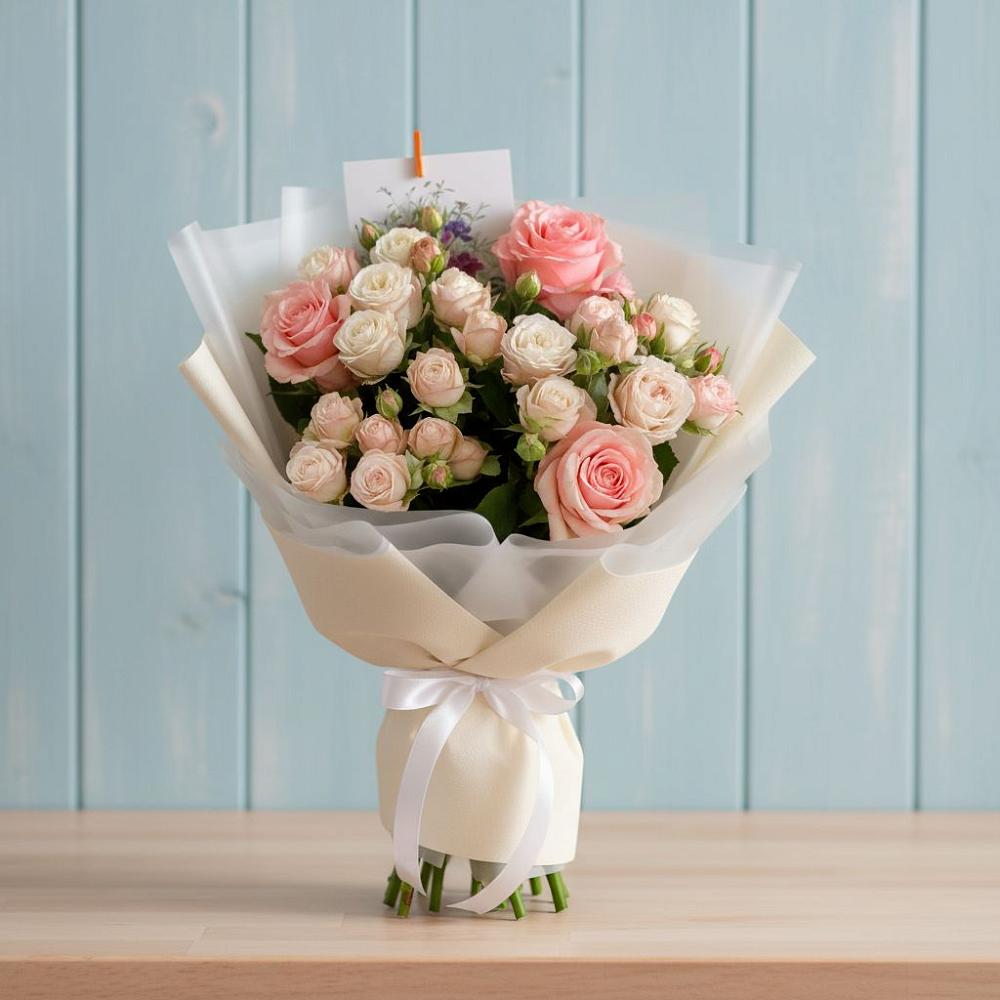 Букет цветов из: Розы в Каладжинской