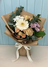 Букет цветов из:  Герберы и Хризантемы в Каладжинской