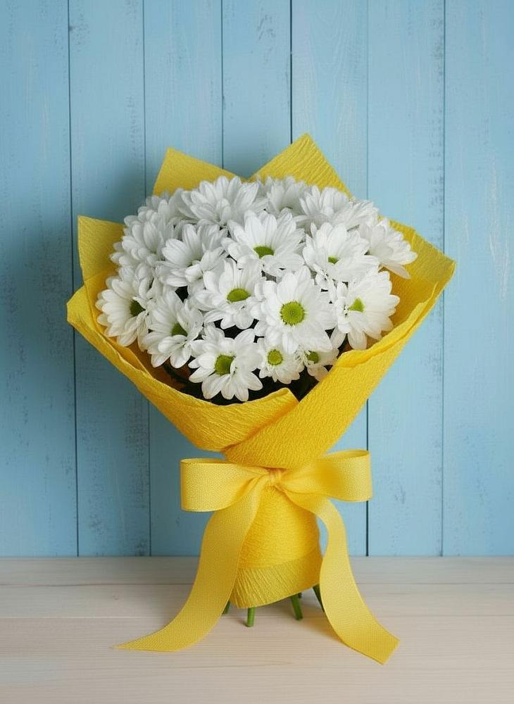 Букет цветов из: Хризантемы в Каладжинской