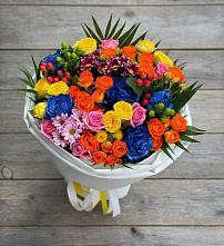 Букет цветов из:  Розы и Хризантемы в Каладжинской