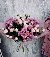 Букет цветов из:  Розы и Хризантемы #REPLACE_PRED# Каладжинской