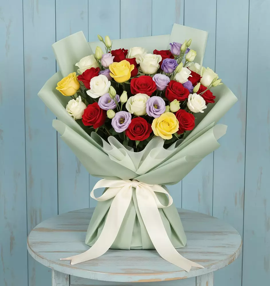 Букет цветов из: Розы в Каладжинской