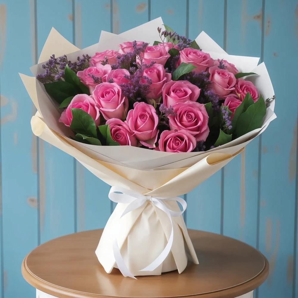 Букет цветов из: Розы в Каладжинской